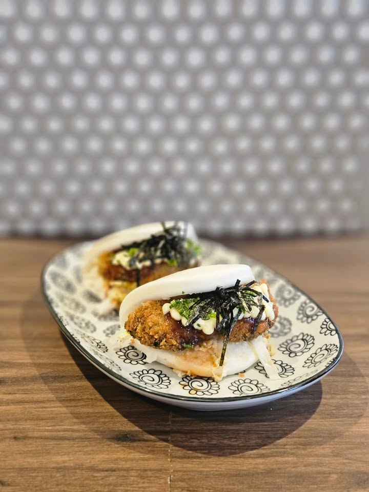 Featured image for “Crispy Mushroom Katsu Bao Delight at Kitty’s Bar”