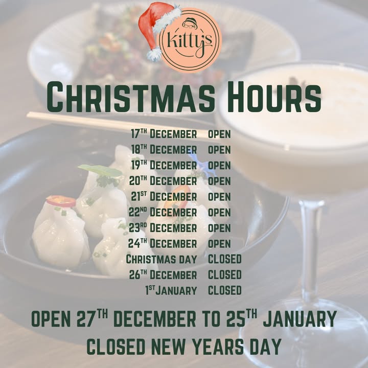 Featured image for “Kitty’s Bar Christmas Hours: Open All Summer”